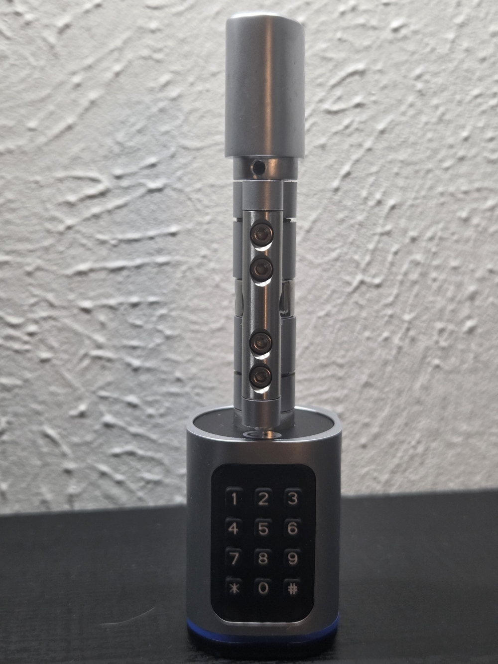 Keyless Cylinder Smart Lock - Silver - Picture 5 of 8